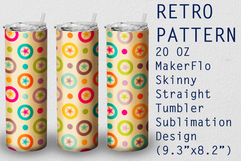 tumbler-straight-20-oz-sublimation-retro-wrap-design