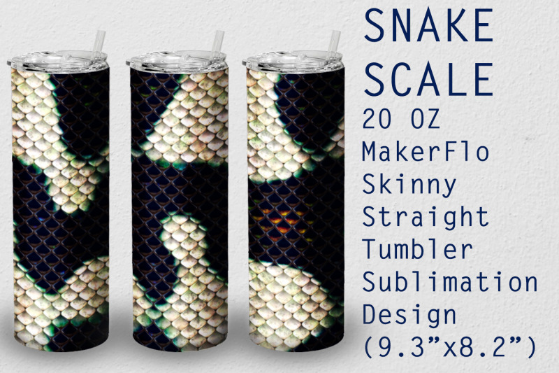 tumbler-straight-20-oz-sublimation-snake-wrap-design