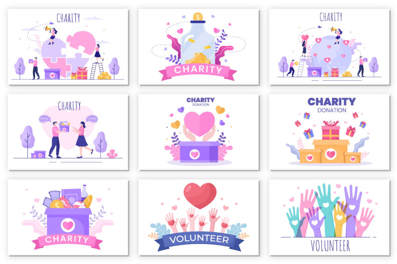 33-charity-donation-via-volunteer-illustration