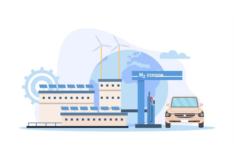 flat-hydrogen-fuel-factory-gas-station-and-car-ecologic-renewable-en