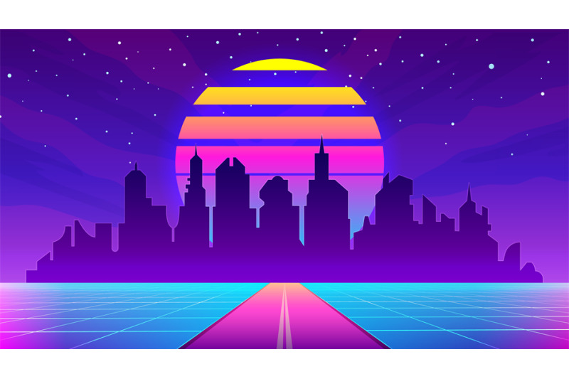 retro-80s-futuristic-city-landscape-with-sunset-grid-and-highway-vir