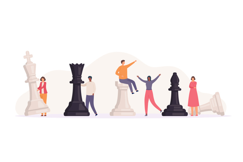 tiny-characters-playing-chess-with-big-figures-strategy-game-flat-pe