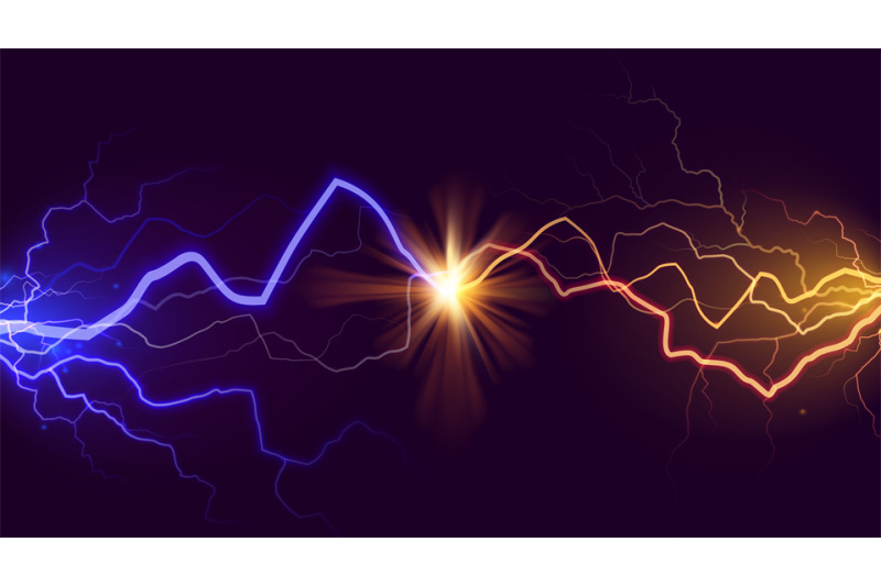 blue-vs-yellow-electric-power-lightning-battle-effect-glowing-trail