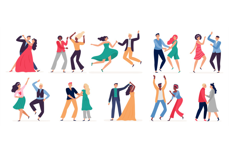 cartoon-couples-dancing-in-club-tango-waltz-and-swing-man-and-woman