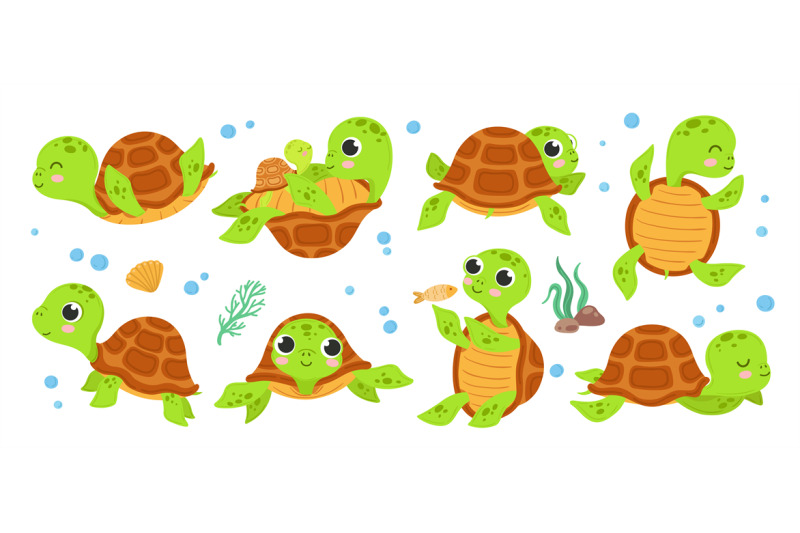 turtle-characters-cartoon-tortoise-smile-turtles-running-isolated-c