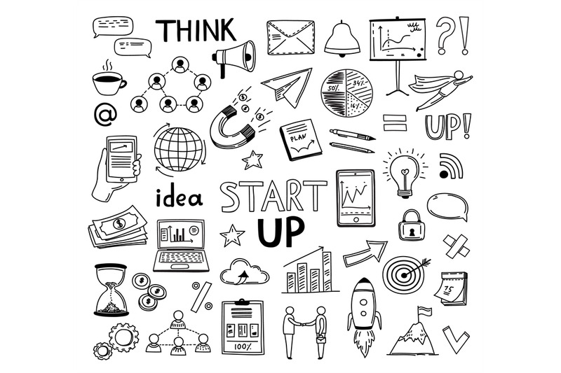 doodle-business-collection-sketch-marketing-icons-hand-drawn-startup