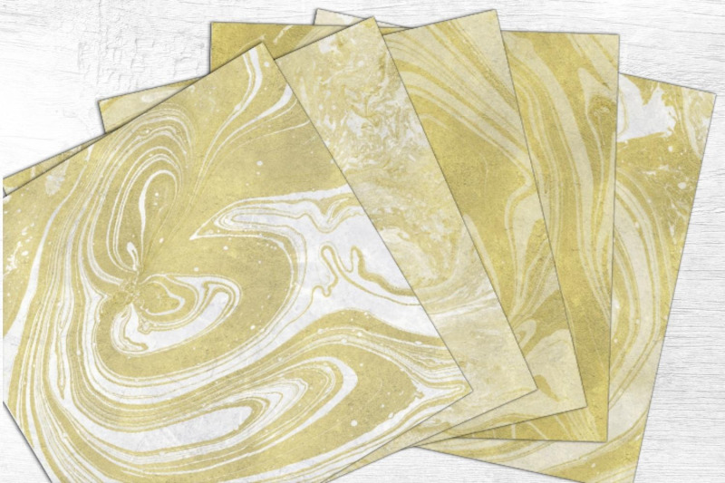 gold-marble-papers-collection