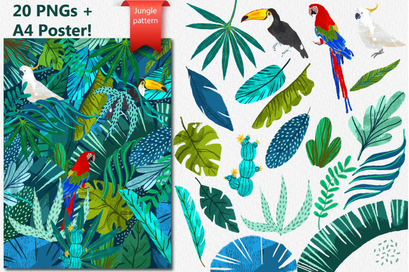 20-pngs-elements-jungle-tropical-pattern