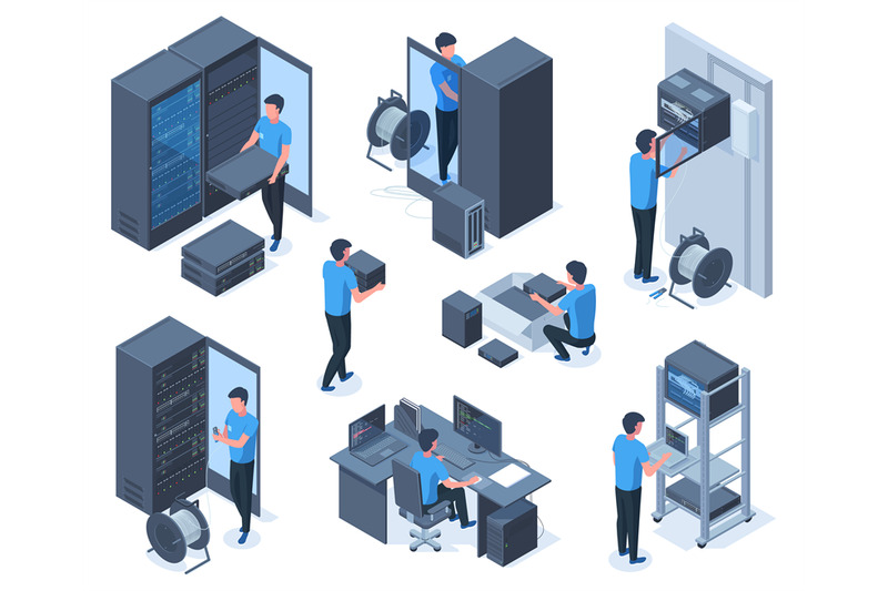 isometric-engineers-characters-serve-data-center-network-equipment-co