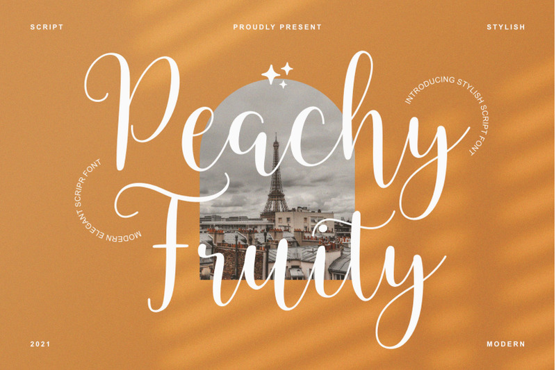 peachy-fruity-font