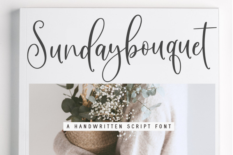 sunday-bouquet-font