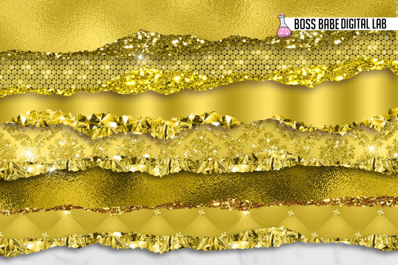 glam-gold-tears-clipart