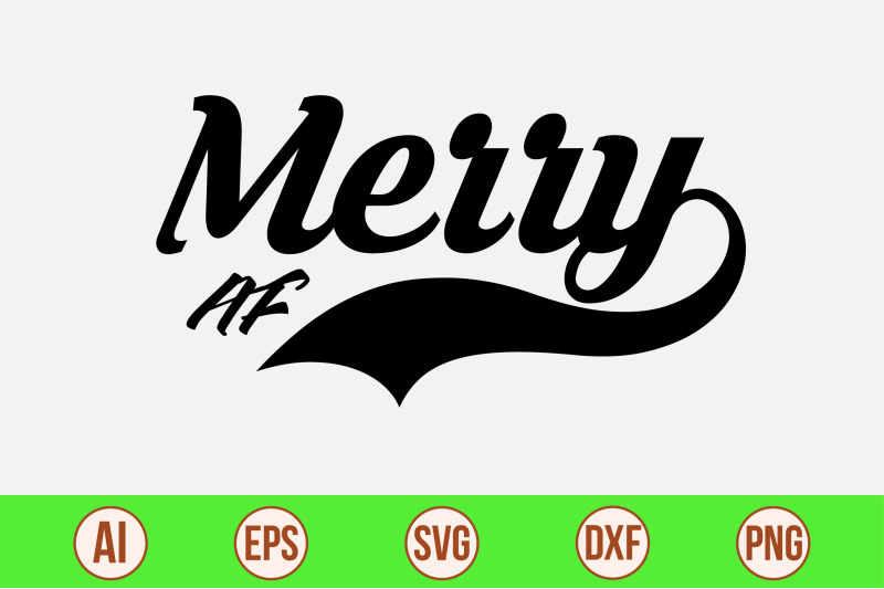 merry-af-svg-cut-file