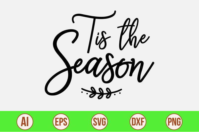 tis-the-season-svg-cut-file