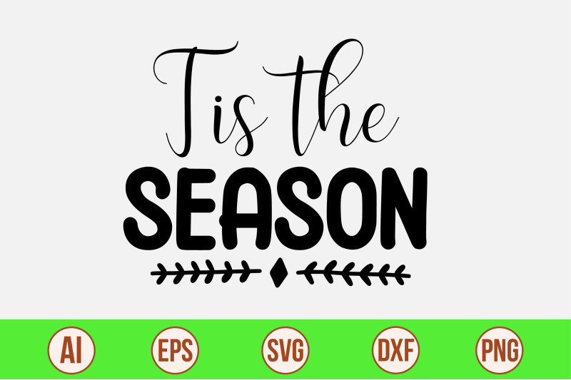 tis-the-season-svg-cut-file