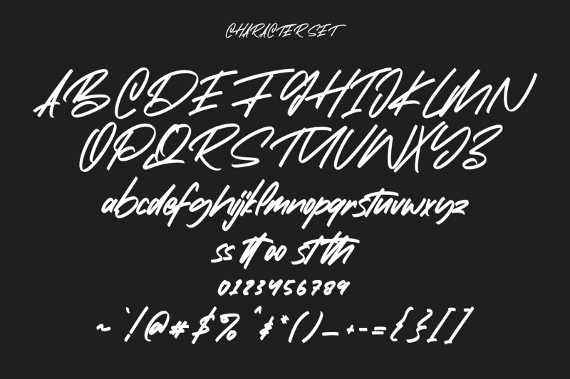 triple-shots-handwritten-font