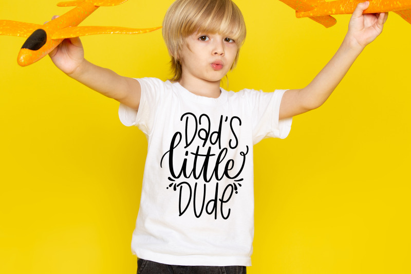 dad-039-s-little-dude-svg-baby-lettering-quotes