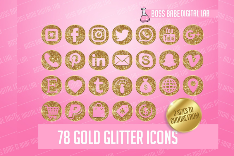 gold-glitter-icon-kit