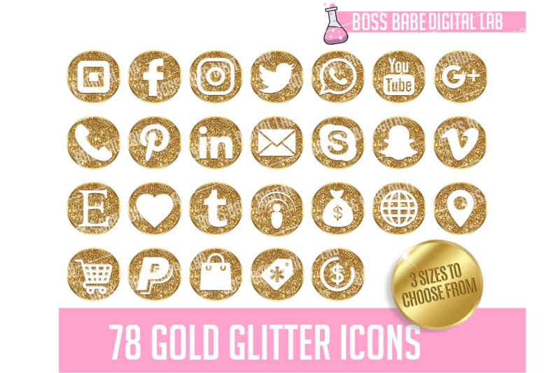 gold-glitter-icon-kit