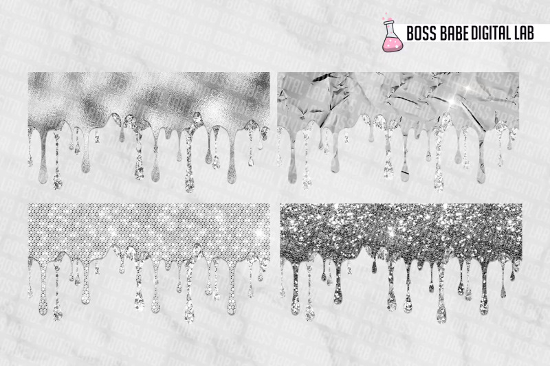 glam-silver-and-diamond-drips-clipart