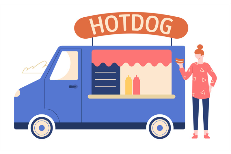 street-food-truck-hot-dog-fast-food