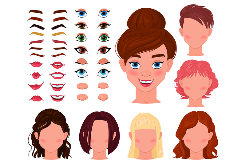 cartoon-girl-face-constructor-woman-character-avatar-creator-female