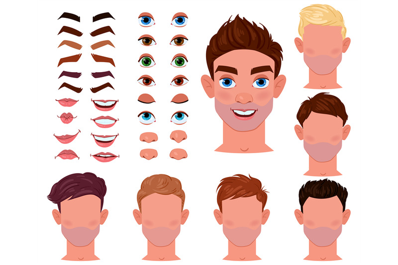 cartoon-man-face-constructor-male-character-creator-male-face-genera