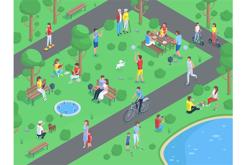 isometric-city-park-landscape-with-people-doing-outdoor-activities-pu