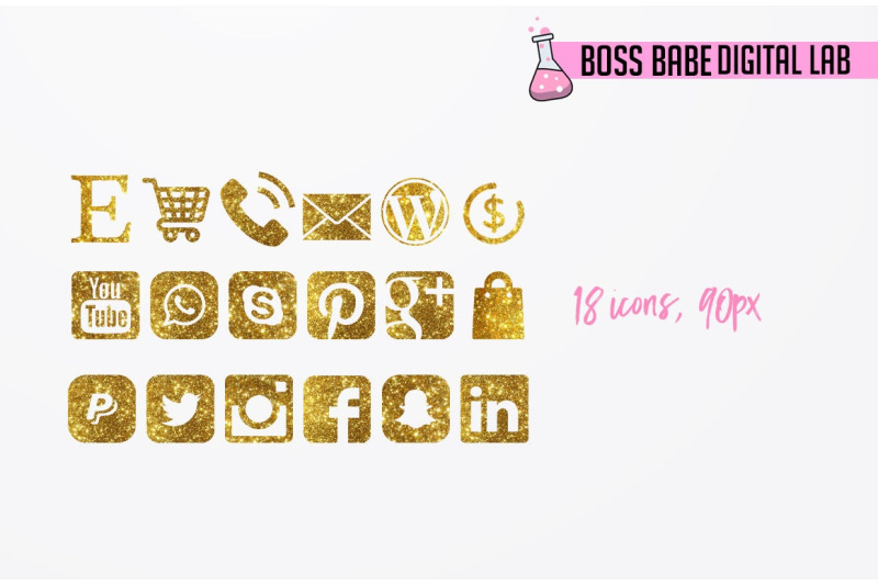 gold-glitter-website-icon-kit