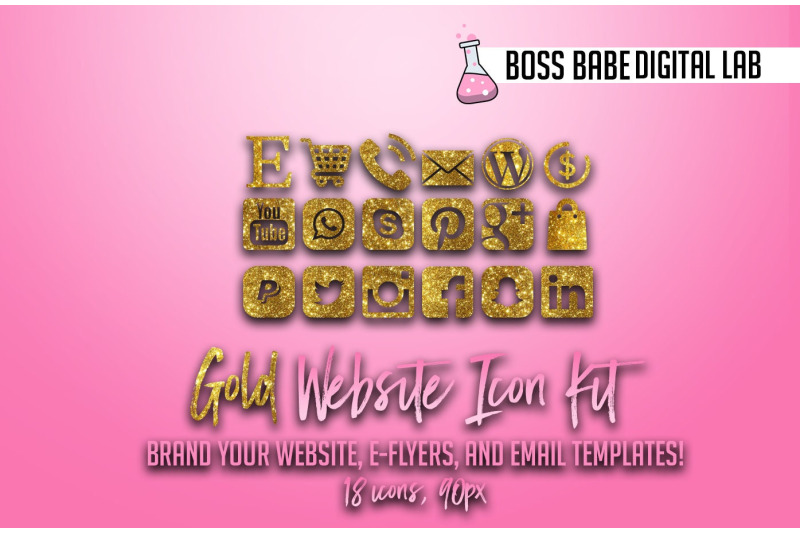 gold-glitter-website-icon-kit