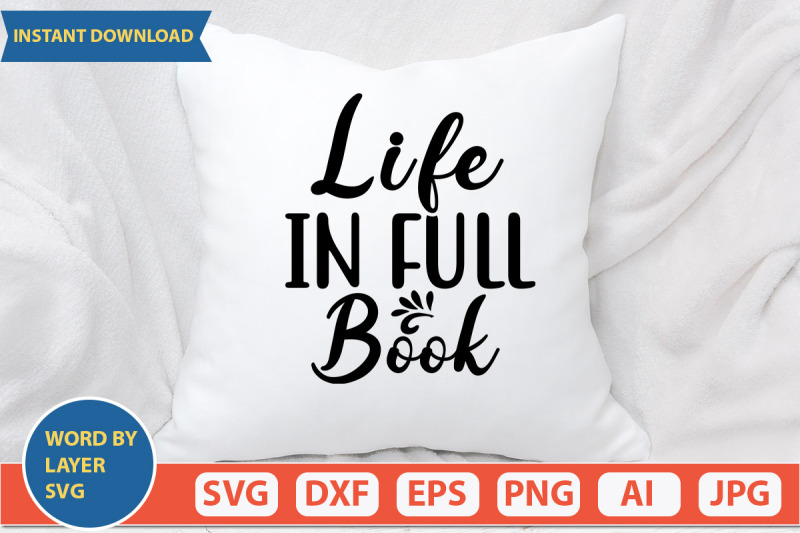 life-in-full-book-svg-cut-file