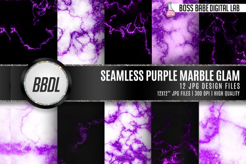 seamless-purple-glam-marble-digital-paper