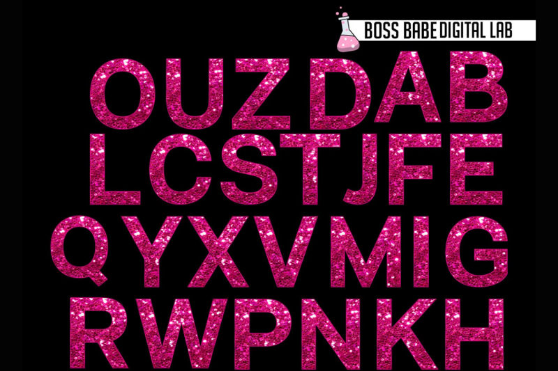 pink-glitter-alphabet-clipart