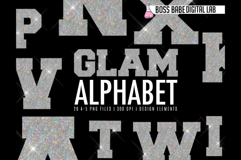 glam-school-alphabet-clipart