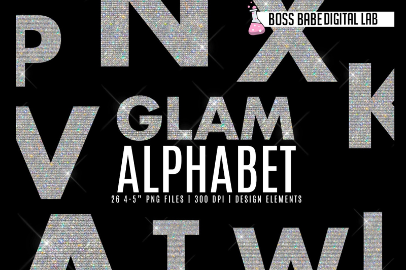 glam-alphabet-clipart