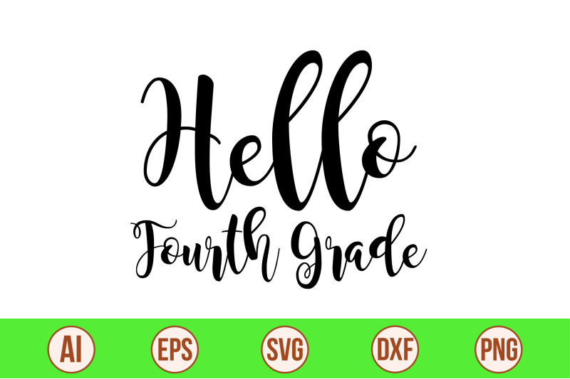 hello-fourth-grade-svg-cut-file