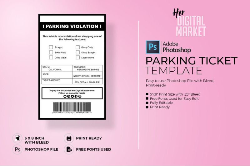 parking-ticket-marketing-template