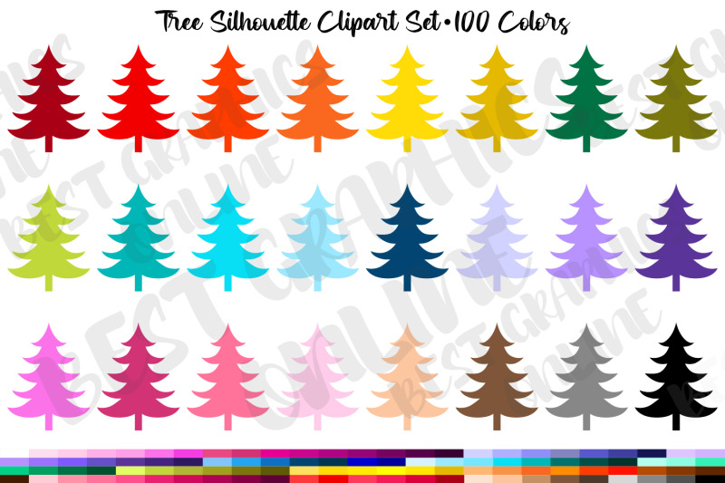 100-tree-silhouette-clipart-set-christmas-tress-graphics-set