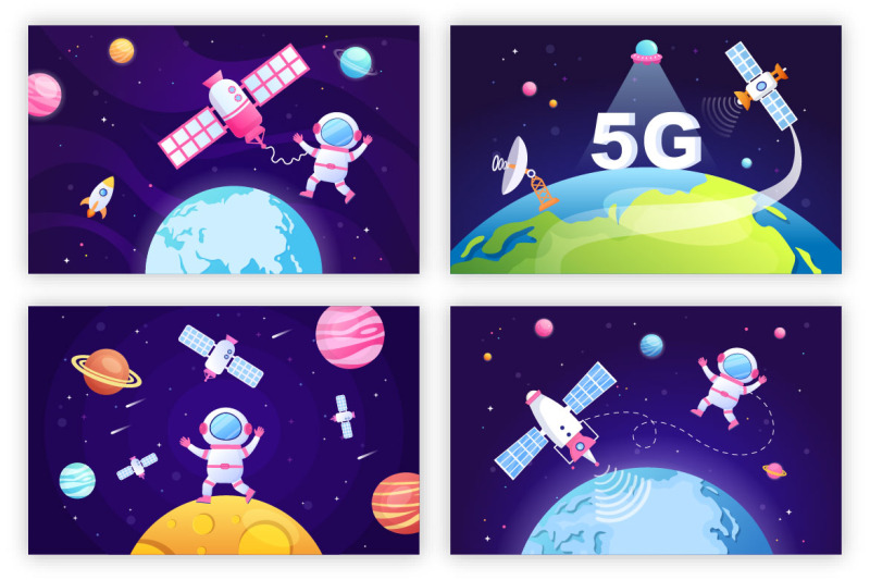 17-satellites-and-5g-network-illustration