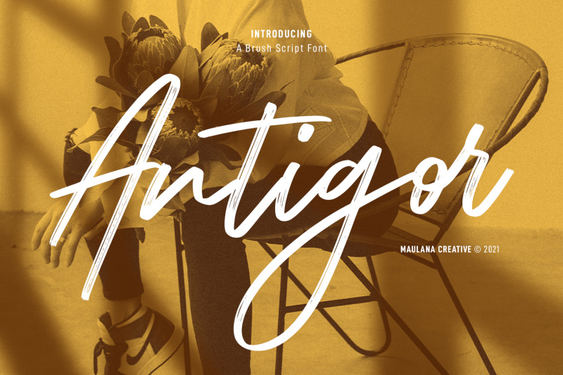 antigor-brush-script-font