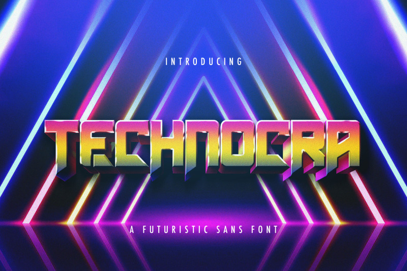 technocra-futuristic-sans-font