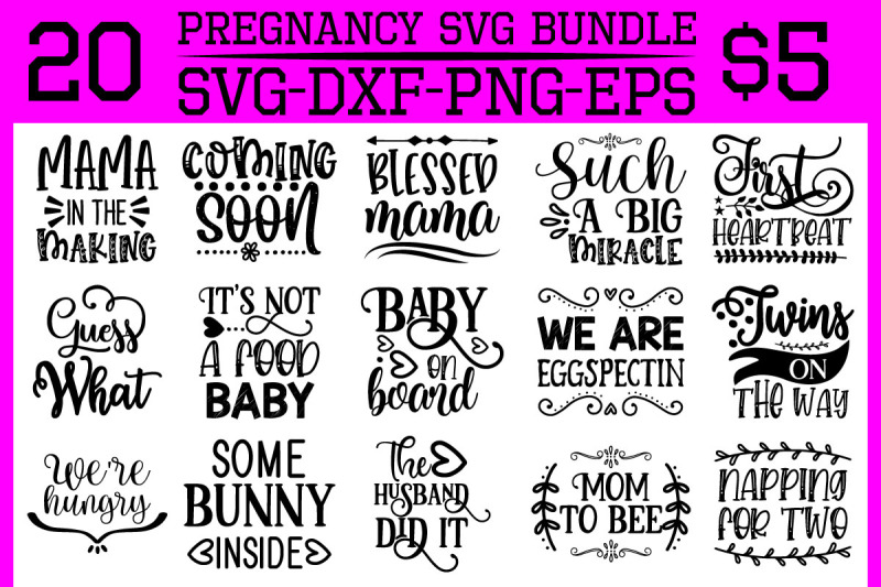 pregnancy-svg-bundle
