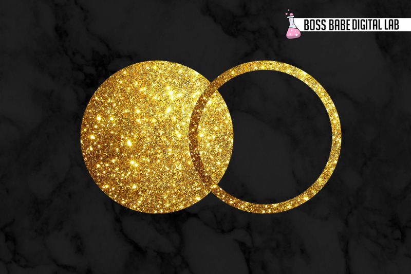 glitter-circle-frame-clipart