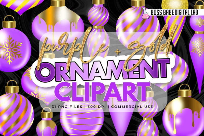 glam-purple-and-gold-christmas-ornament-clipart-christmas-clipart