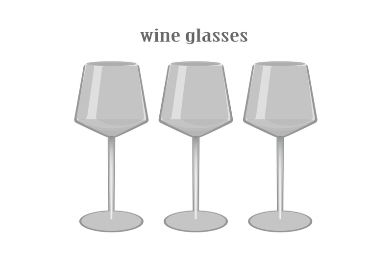 cartoon-kitchen-glasses-colection-wine-glasses-flutes-glasses-cockt