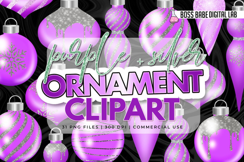 glam-purple-and-diamond-christmas-ornament-clipart-christmas-clipart