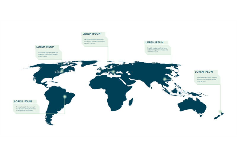 world-map-infographic-callout-info-text-boxes-vector-illustration