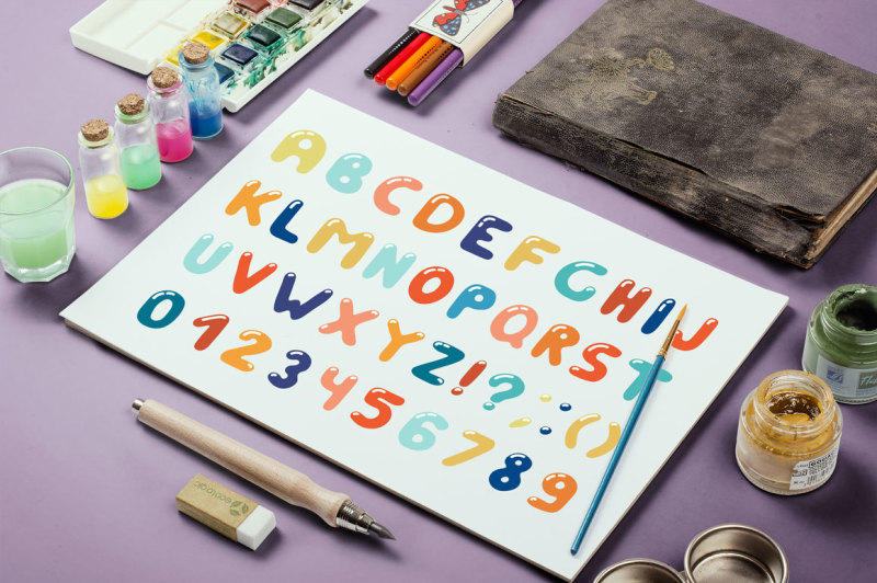 colorful-alphabet-in-doodle-style