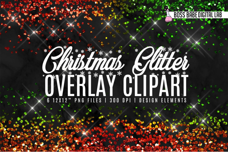 glitter-christmas-overlay-clipart