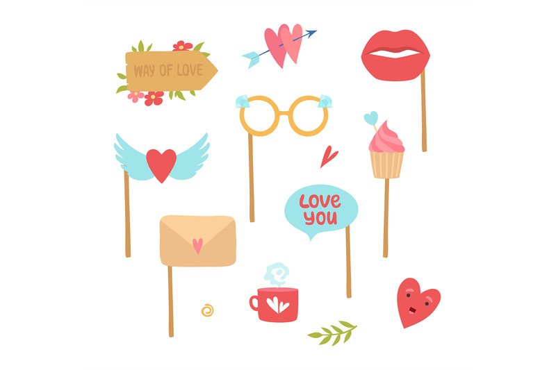 photo-booth-elements-love-decorations-heart-lips-cake-stickers-for-p